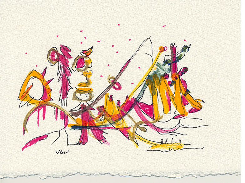 Vandiere - illustrations - carte - recueuil - humour