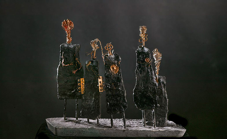 Vandière, peintre et sculpteure - Création 3D