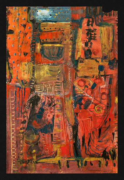 Vandière, peintre et sculpteure - Dessins 