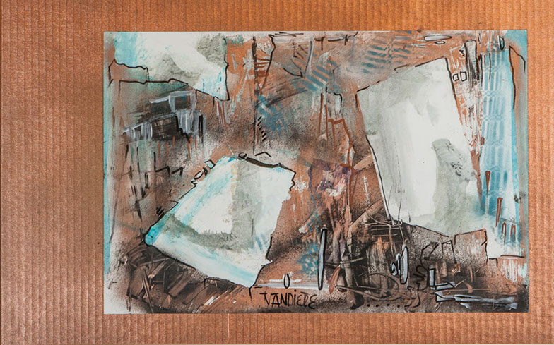 Vandière, peintre et sculpteure - Dessins 