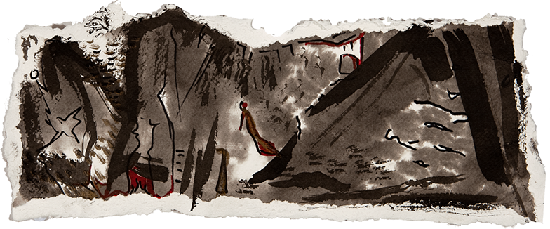 Vandière, peintre et sculpteure - Dessins 