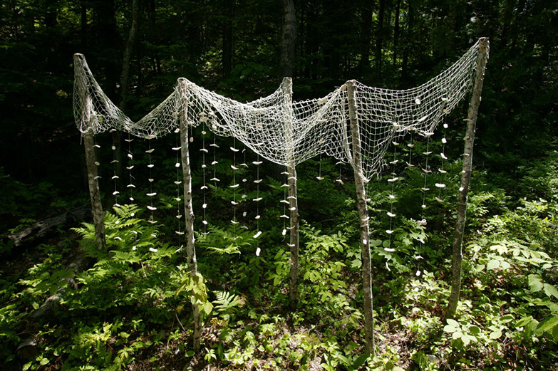 Land Art œuvres numériques de Vandière peintre et sculpteure