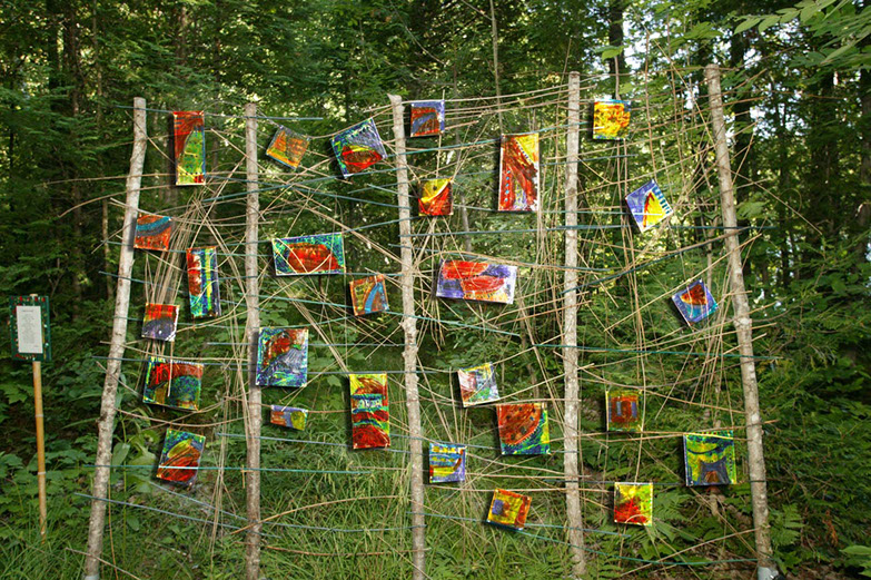 Land Art œuvres numériques de Vandière peintre et sculpteure