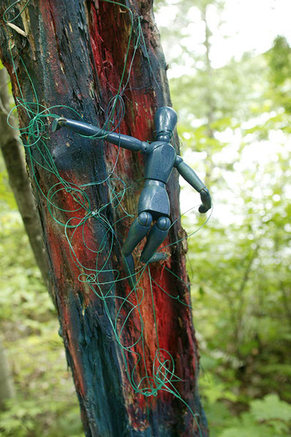 Land Art œuvres numériques de Vandière peintre et sculpteure