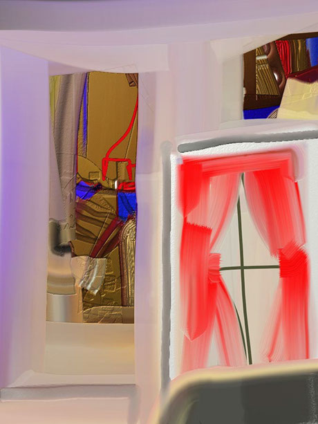 œuvres numériques de Vandière peintre et sculpteure