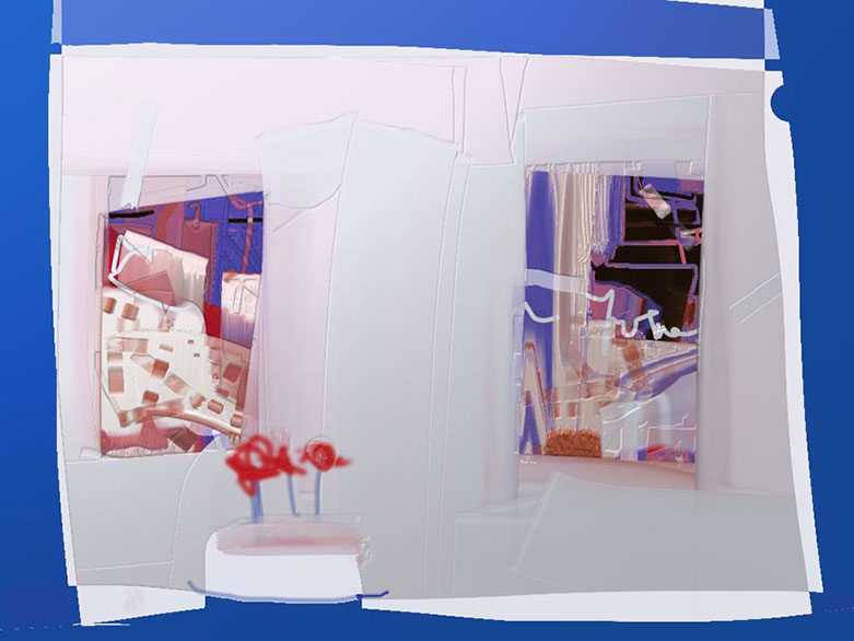 œuvres numériques de Vandière peintre et sculpteure