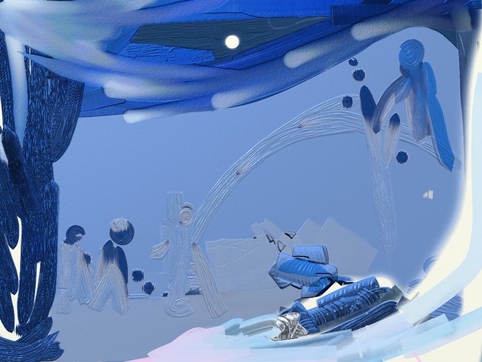 œuvres numériques de Vandière peintre et sculpteure