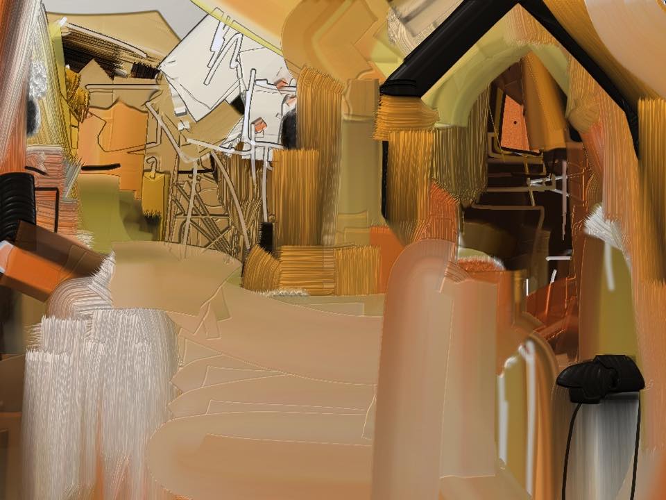 œuvres numériques de Vandière peintre et sculpteure