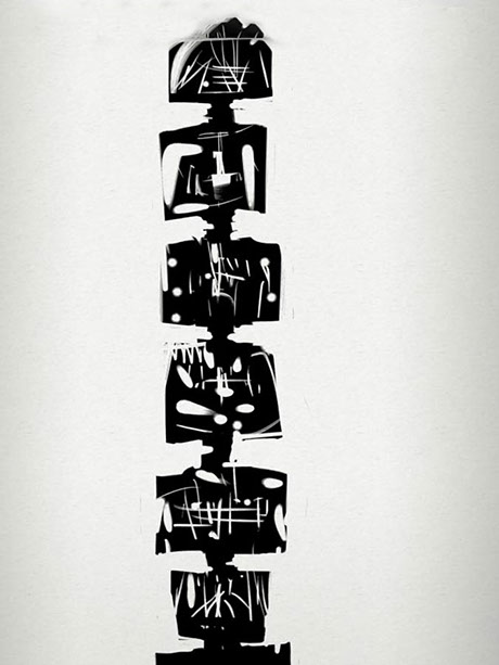 œuvres numériques de Vandière peintre et sculpteure