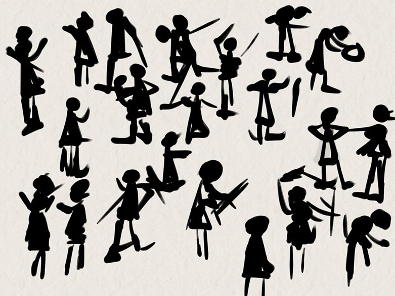 œuvres numériques de Vandière peintre et sculpteure