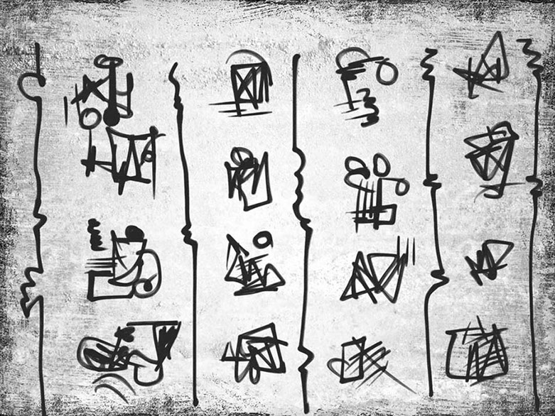 œuvres numériques de Vandière peintre et sculpteure