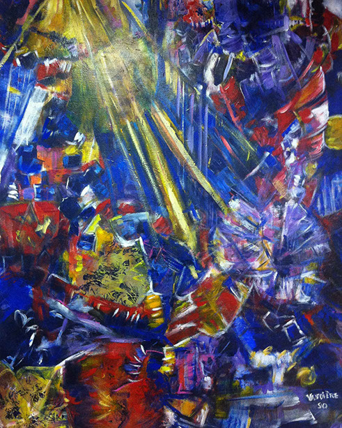 Peintures sur toile de Vandière peintre et sculpteure